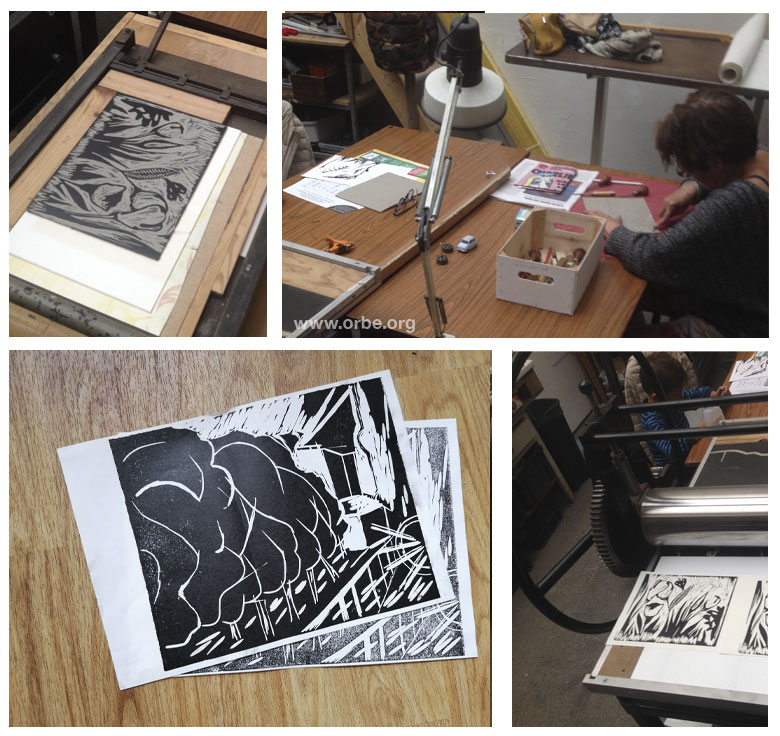 orbe atelier gravure lino la rochelle 