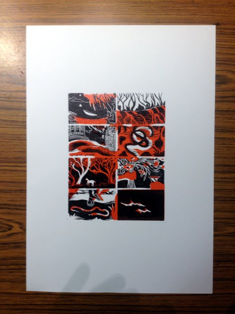 orbe helene amerouche linoleum edition art