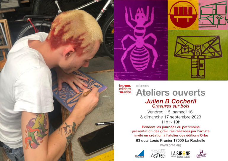 orbe Julien B Cocheril gravures sur bois expo la rochelle