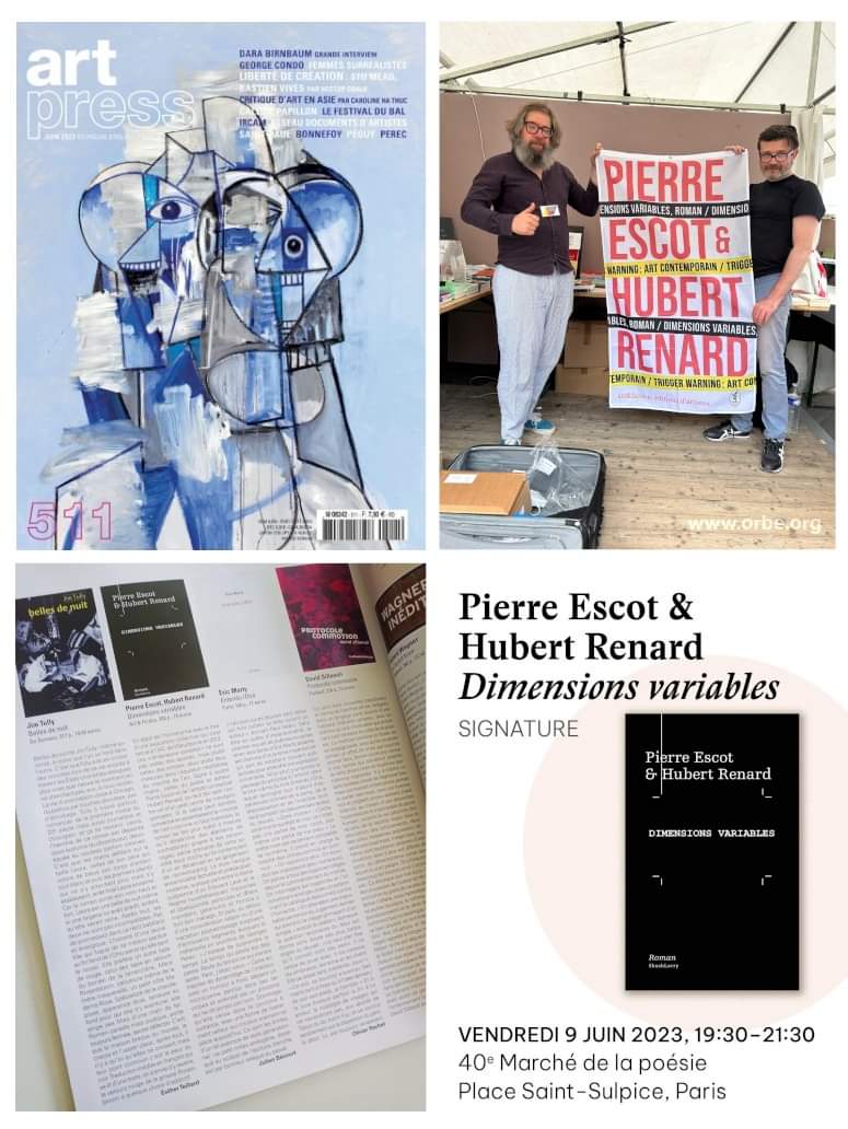 orbe art press escot renard deimensions variables